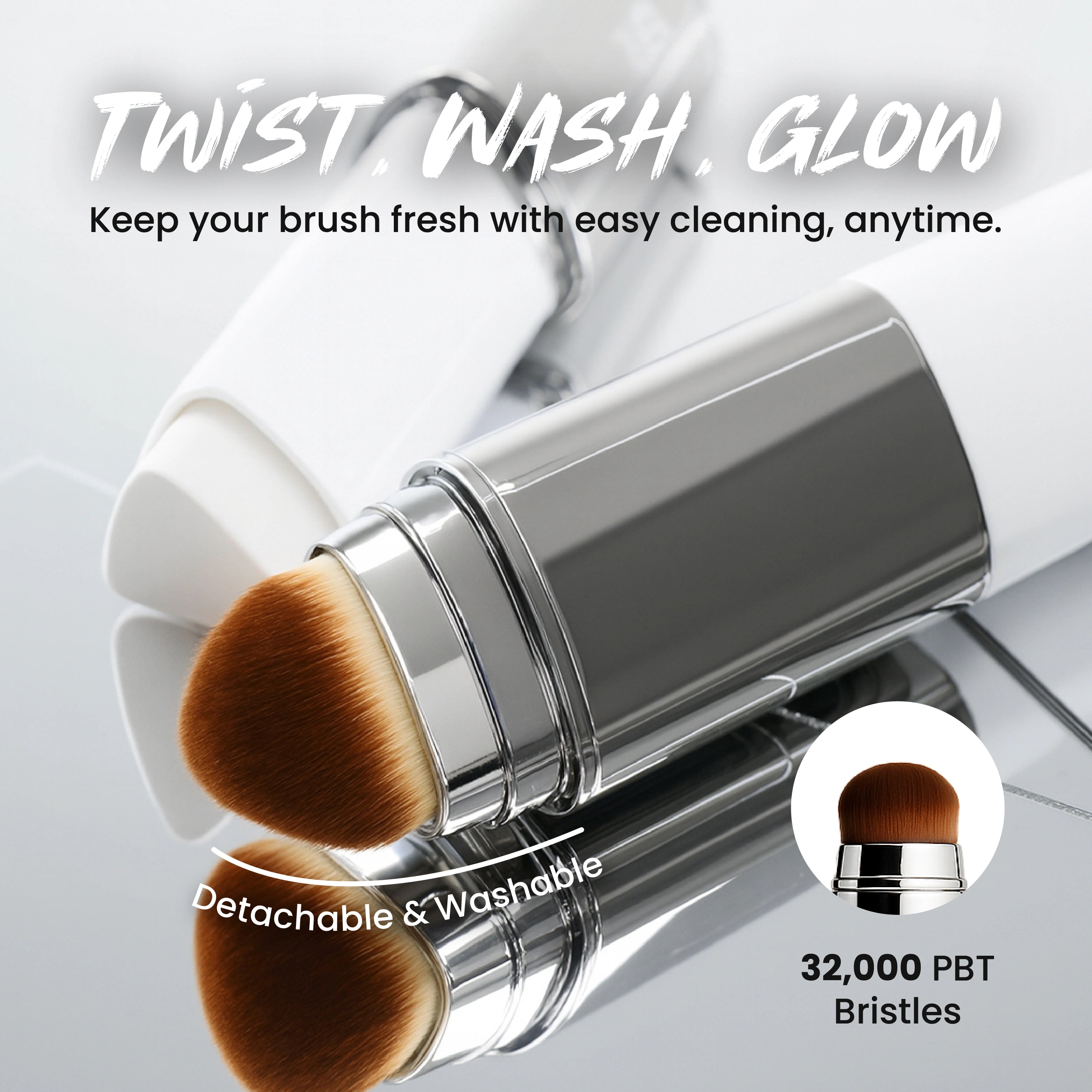 DewTints Double Head Foundation Stick with Detachable Brush